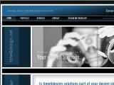 screenshot of website