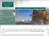 screenshot of website